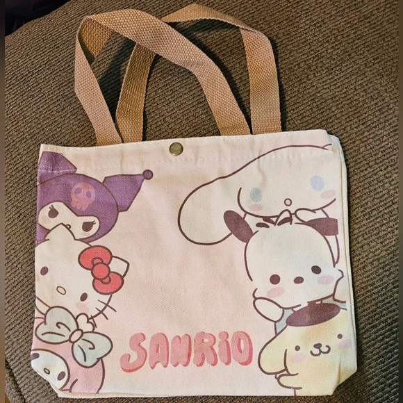Sanrio Hello Kitty and Friends Tote Bag - Cream and Tan NWOT - Picture 8 of 9